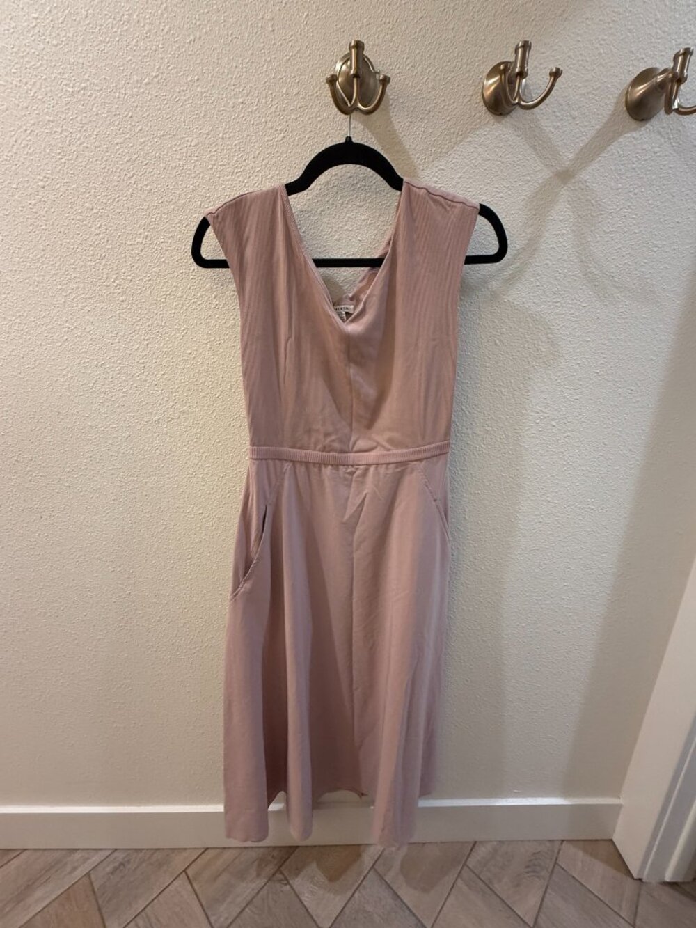Athleta Ryder Cutout Midi Dress in Smoked Mauve Pink – Size Small - Picture 4 of 5